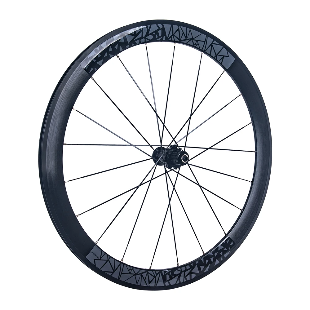 Neuer 700C 30/40/50mm Rennrad-Laufradsatz aus Aluminium mit Clincher-Felge, V-Bremse, Scheibenbremse, Steckachse und Center-Lock-Naben – Detail 27