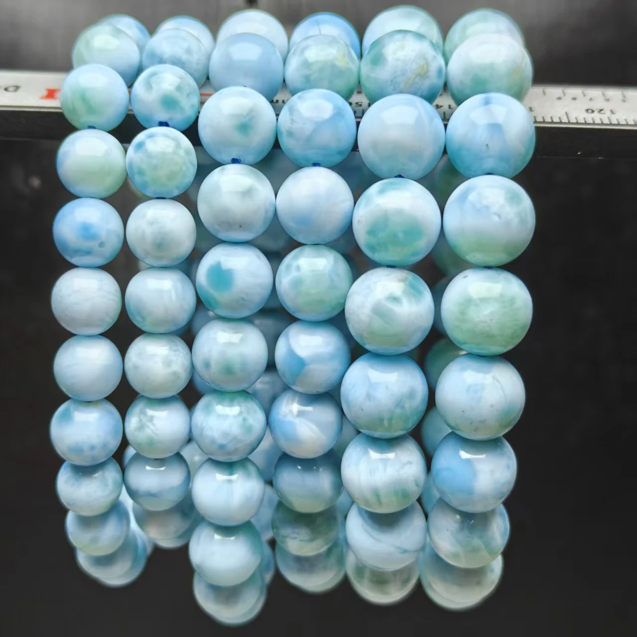 Xingyu Großhandel Natürliche AAA Larimar Runde Lose Perlen Armband Halskette Anhänger Edelstein für Schmuckherstellung DIY – Detail 2