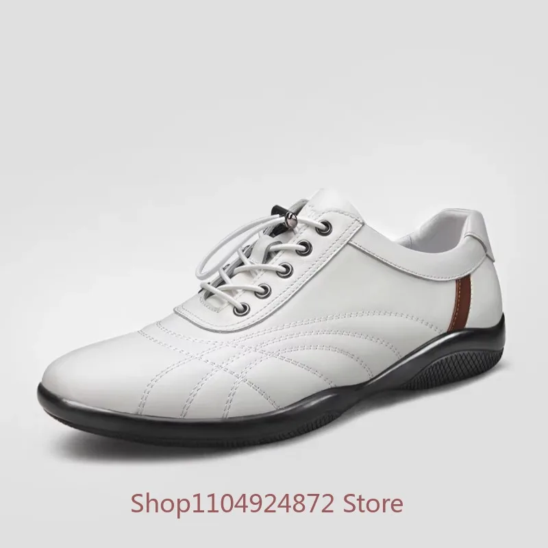 

Fashion Men Casual Shoes Genuine Leather Comfortable Soft-sole Outdoor Travel Shoes Street Sneakers Youth Skate Shoes