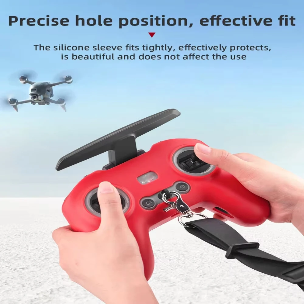 BRDRC Silicone Cover Sleeve for DJI  AVATA 2/1 /FPV Remote Controller 2/3 Anti-scratch Protection Soft Cover Drone Accessories