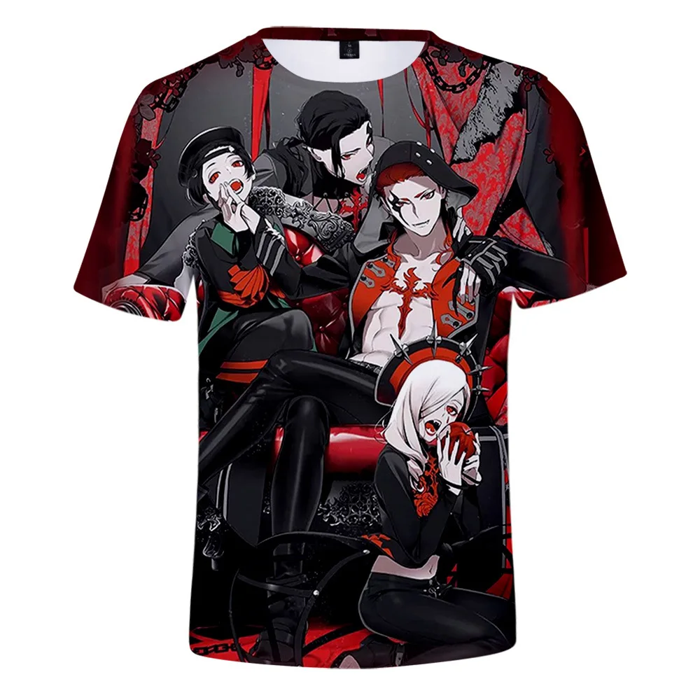 2024 Visual Prison Tshirt Fashion Short Sleeve Casual T shirt Harajuku Pullover Cosplay T-Shirt New Unique T shirt Tops