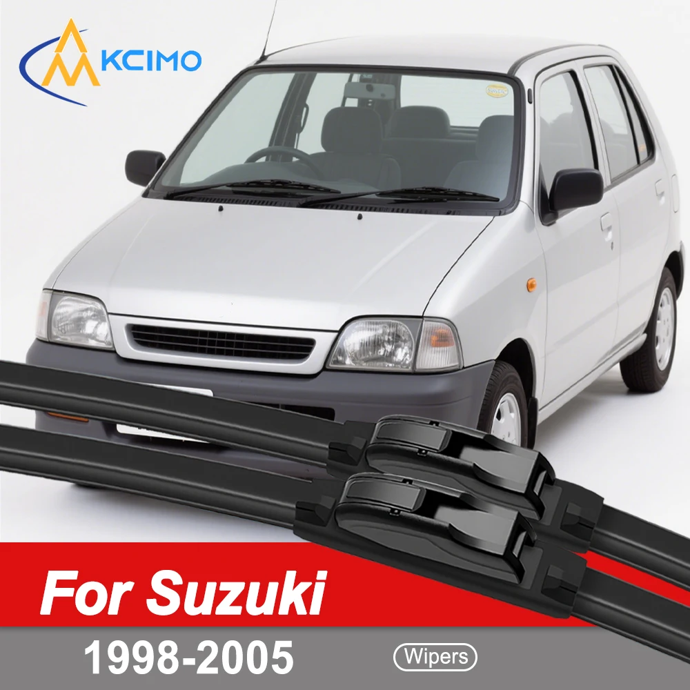 

Premium Wiper Set For Suzuki Alto HA12 AH22 AH23 1998-2005 Chevrolet Alto Quiet Long Lasting Ideal for All Weather