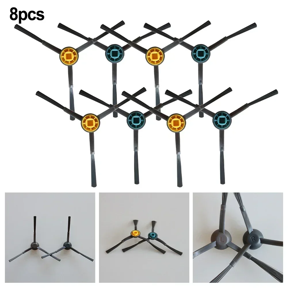 8 шт. боковые щетки для Midea M6 VCR21LDSW, сменные аксессуары для пылесоса, бытовые принадлежности для чистки