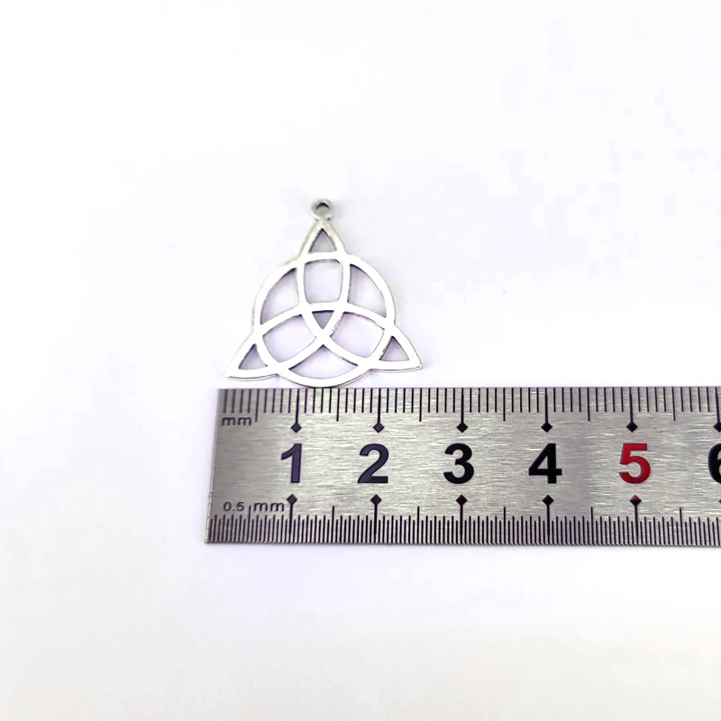 5pcs Celtic Triangle Flower of Life pendant charm for DIY