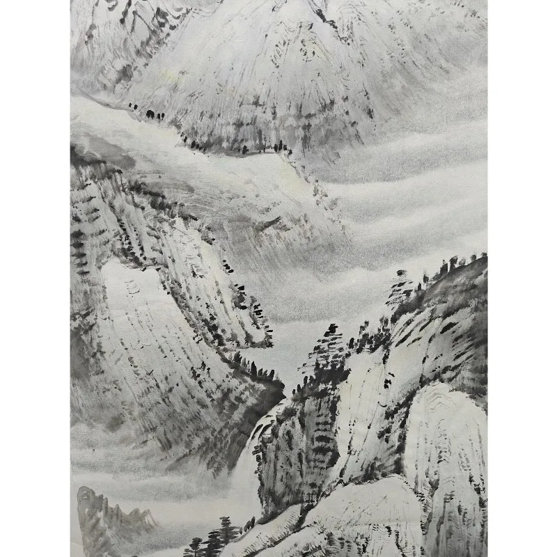 100% Hand Painted Chinese Four Seasons Landscape Painting Set Four Panels Rice Paper Artwork Unsigned Unframed Wall Decor