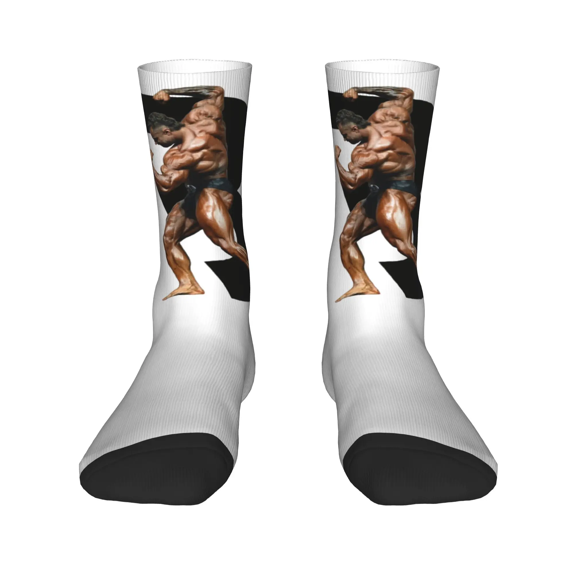 Custom Cool Cbum Bodybuilding Socks Men Women Warm 3D Print  Basketball Sports Socks view 2
