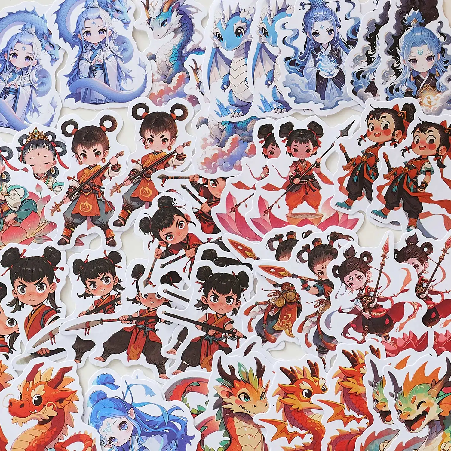 

40 sheets Cartoon Anime Popular Sticker Pack Children's Decoration Scrapbooking Stickers Aesthetic Stationery School Supplies