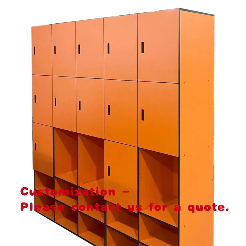 

custom.DEBO Outdoors HPL 12mm Thick Durable Luxury Gym Locker with Orange and 5-10 Year Warranty