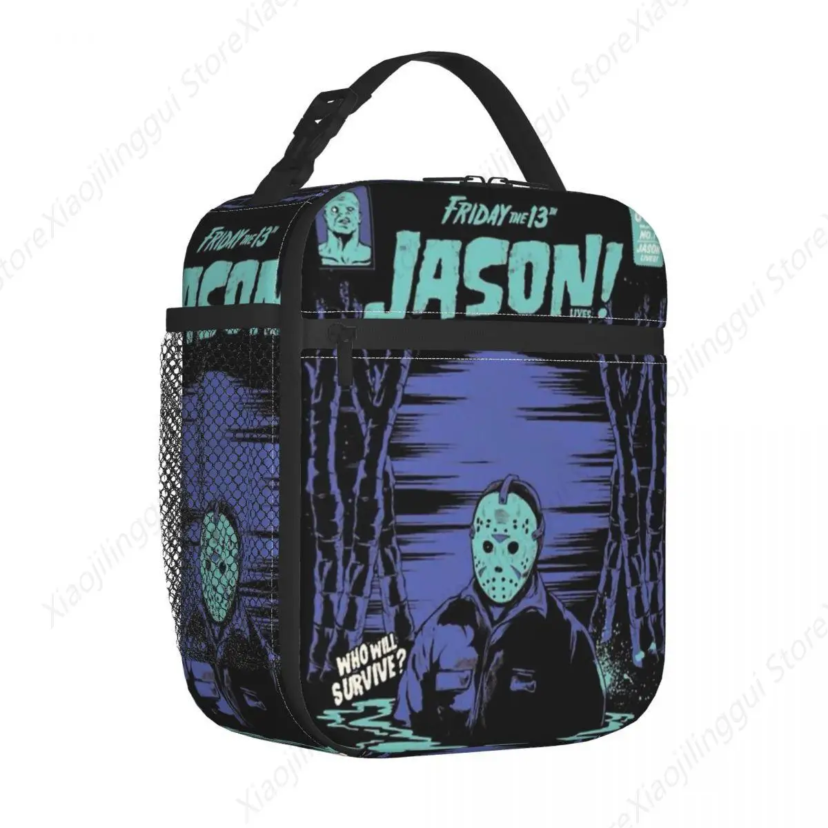 Insulated Lunch Box Friday 13th Halloween Movie Jason Voorhees Storage Food Box New Arrival Thermal Cooler Lunch Box For Outdoor