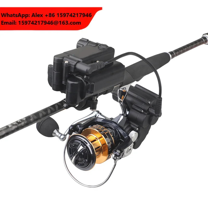 12V 300J Adjustable Electric Speed All Aluminum Alloy Metal Body Seawater Resistant Electric Spinning Fishing Reel