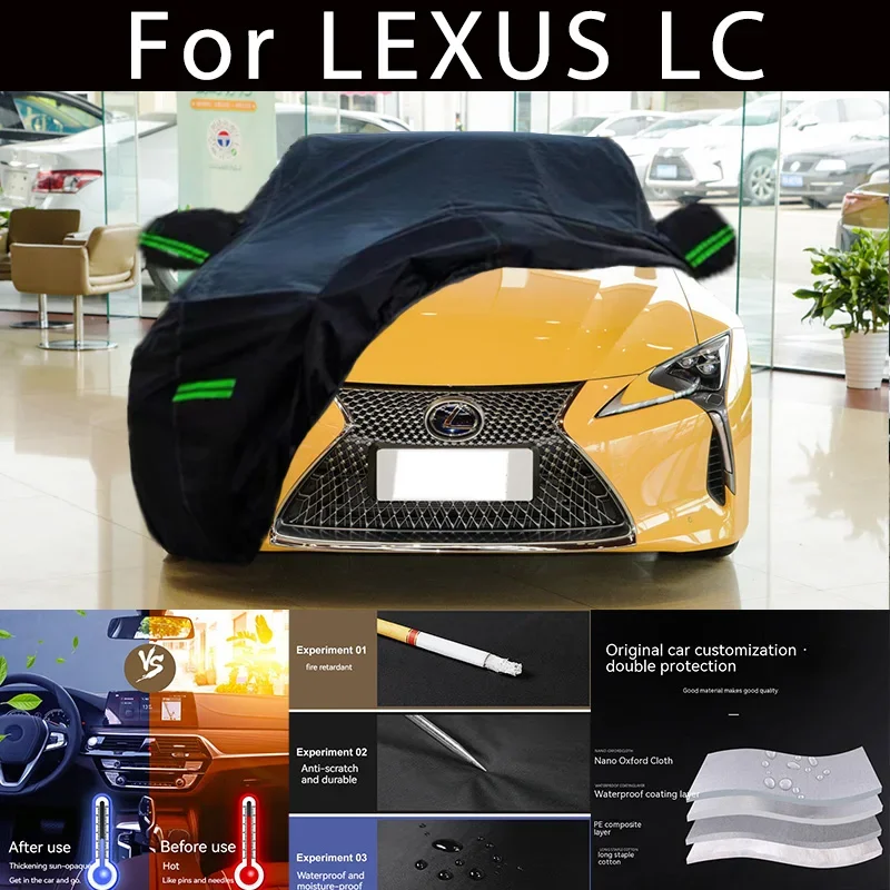 

For LEXUS LC Outdoor Protection Full Car Covers Snow Cover Sunshade Waterproof Dustproof Exterior Car accessories