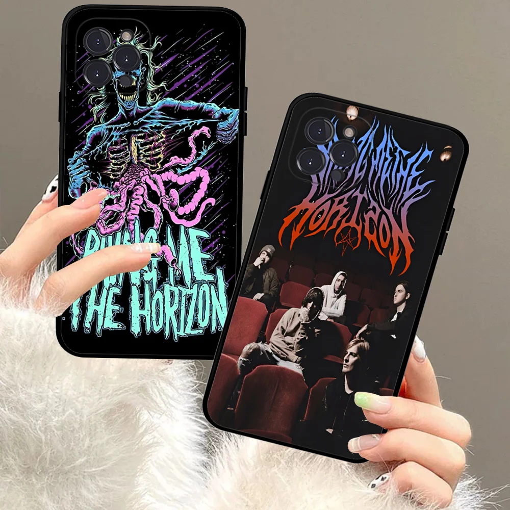 BMTH B-Bring Me The H-Horizons Phone Case For IPhone 16 15 14 11 12 13 Mini Pro XS Max Cover 6 7 8 Plus X Funda Shell