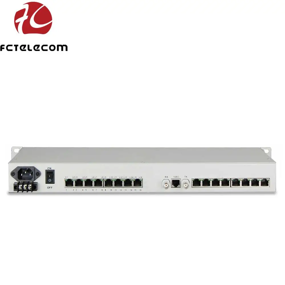 High Quality  E1 G.703 over Serial Multiplexer RS485 RS232 to E1 Converter