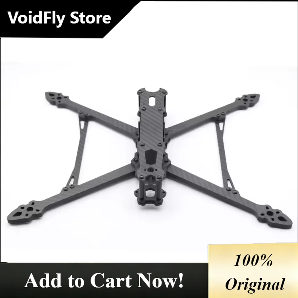 VoidFly Hot Selling Mark4 10Inch 427mm WheelBase 7mm Arm Thickness Carbon Fiber Frame Kit For RC Quadcopter FPV Drone Fr