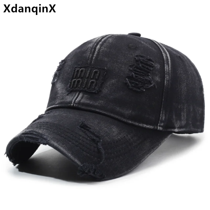 

2025 New Spring Washed Cotton Embroidery Baseball Caps For Men And Women Personal Retro Vintage Fashion Golf Cap Party Hats