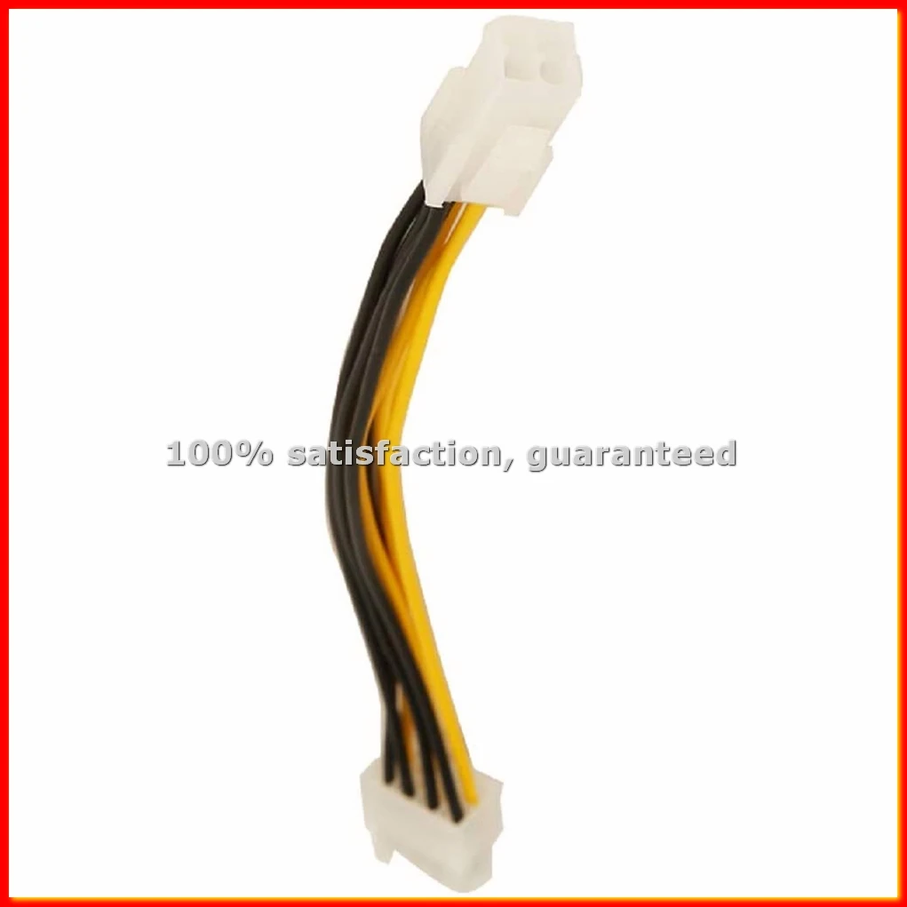 10Pcs 4 Pin Male to 8 Pin Female CPU Power Converter Cable Lead Adapter 4Pin to 8Pin Computer Connector Extension Cable-A68X