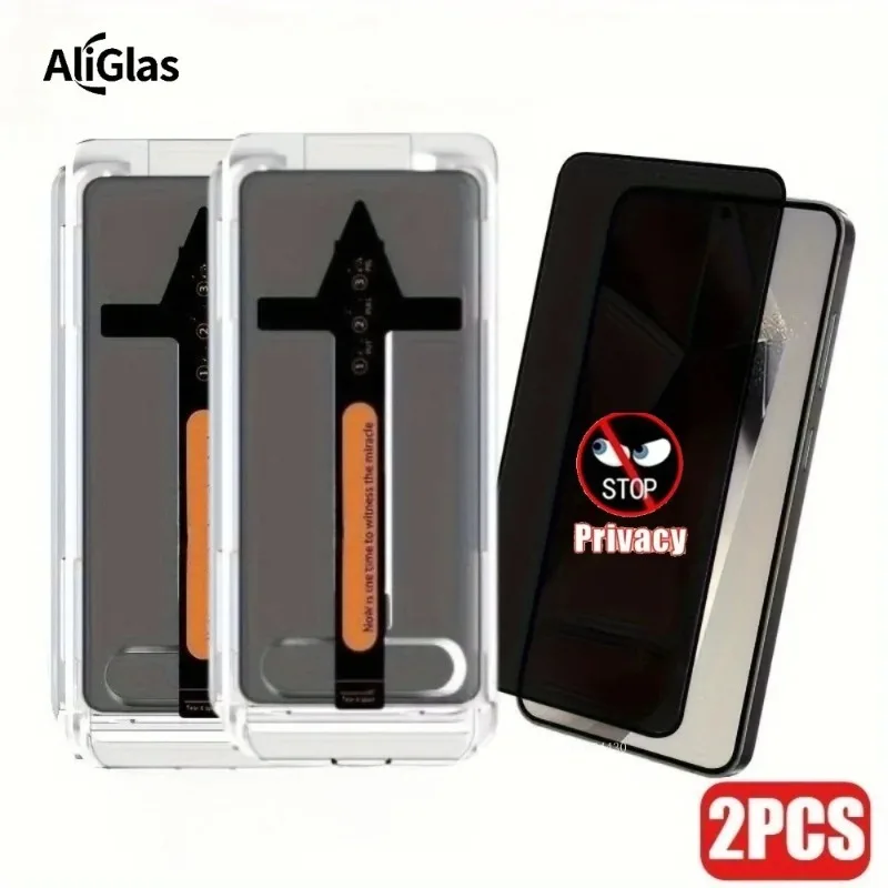 

2Pcs Privacy Tempered glass Film for Poco F8 Pro Anti Spy Screen Protector For Xioami Poco F8 Ultra One Click Case Friendly Film