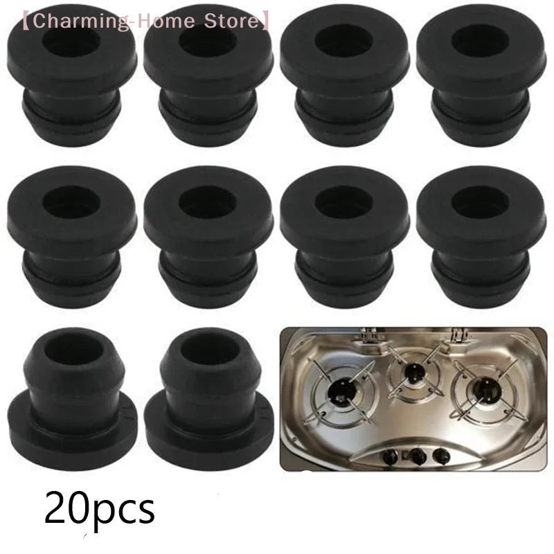 10/20PCS Stoves Rubber Plug Grommet Sleeve Pan Hob For Smev Dometic Motorhome Camper 44990000122 Van Camper Accessories Car Tool