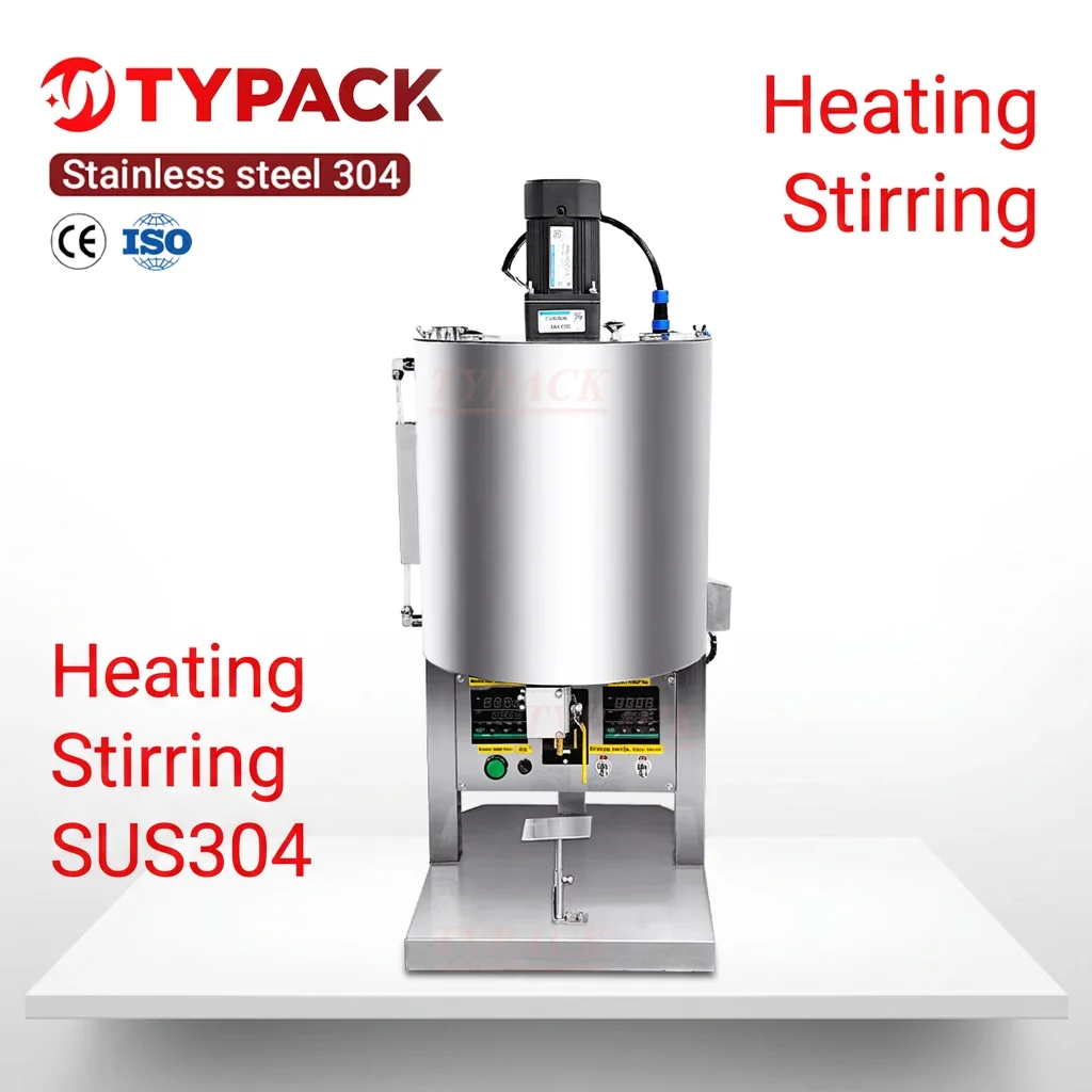 SS304 Mixed Stirring Heating Manual Filling Machine