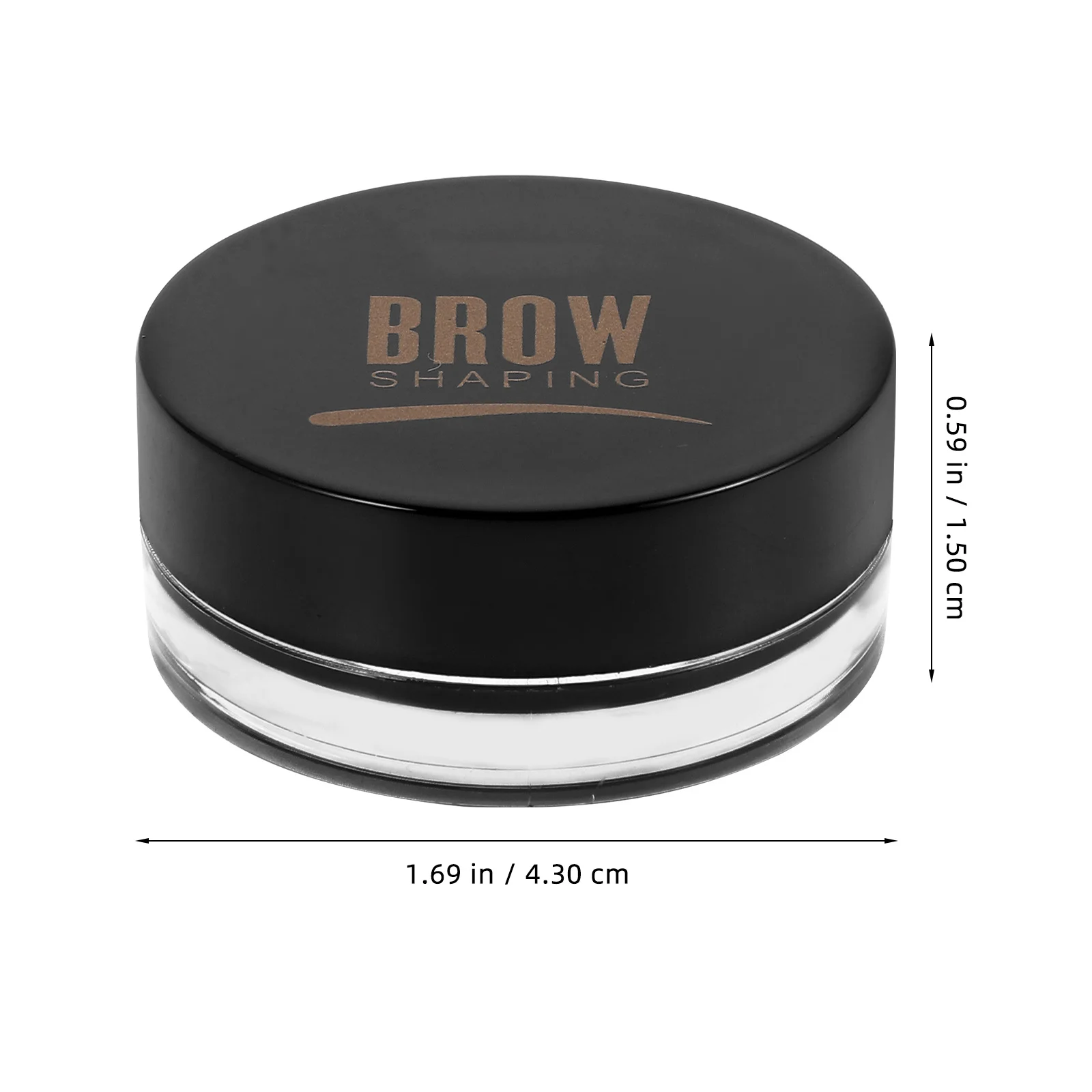 Wenkbrauwgel Waterdicht Zwart Langdurige Brow Shaper Wax Make-up Gel Wenkbrauw Wax Brow Hair Gel,