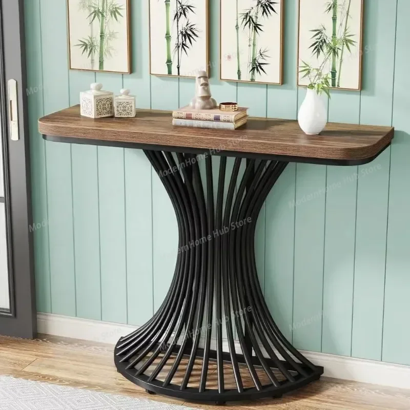 Console surface solid wood easy to install