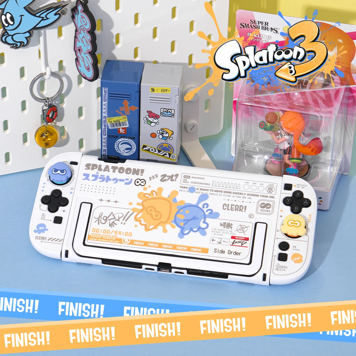 Splatoon 3 2セット Nintendo Switch Splatoon 3 Protective Case for Switch 2 - Two-Piece Split Shell
