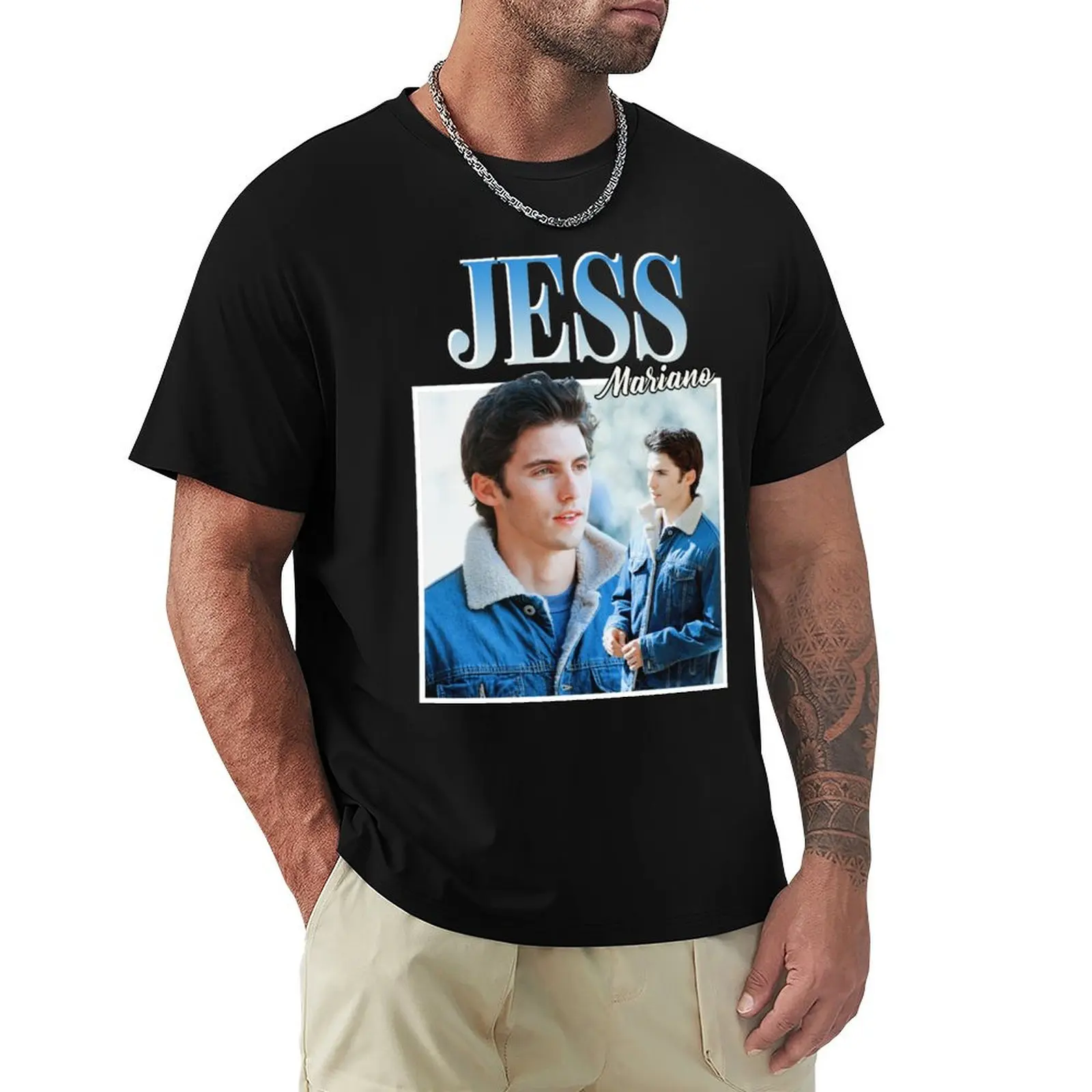 Jess Mariano 90's Vintage T-Shirt anime tshirt anime t shirts anime sublime men workout shirt