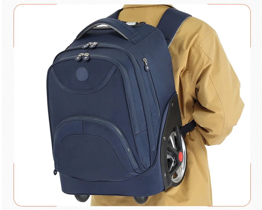 Travel Laptop Rolling Luggage Backpack 18 Inch Children Travel Trolley Bag for teenagers School Wheeled Backpack Bag set 3 in 1