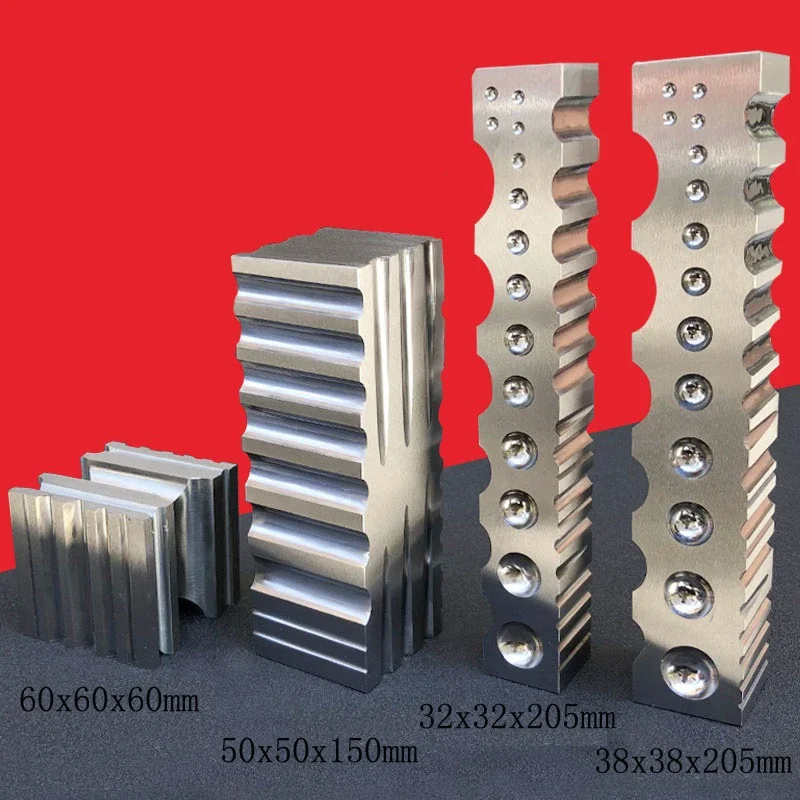 

Stainless Steel channelDapping Block Square Metal Forming Cavities Grooves Square Dapping Block