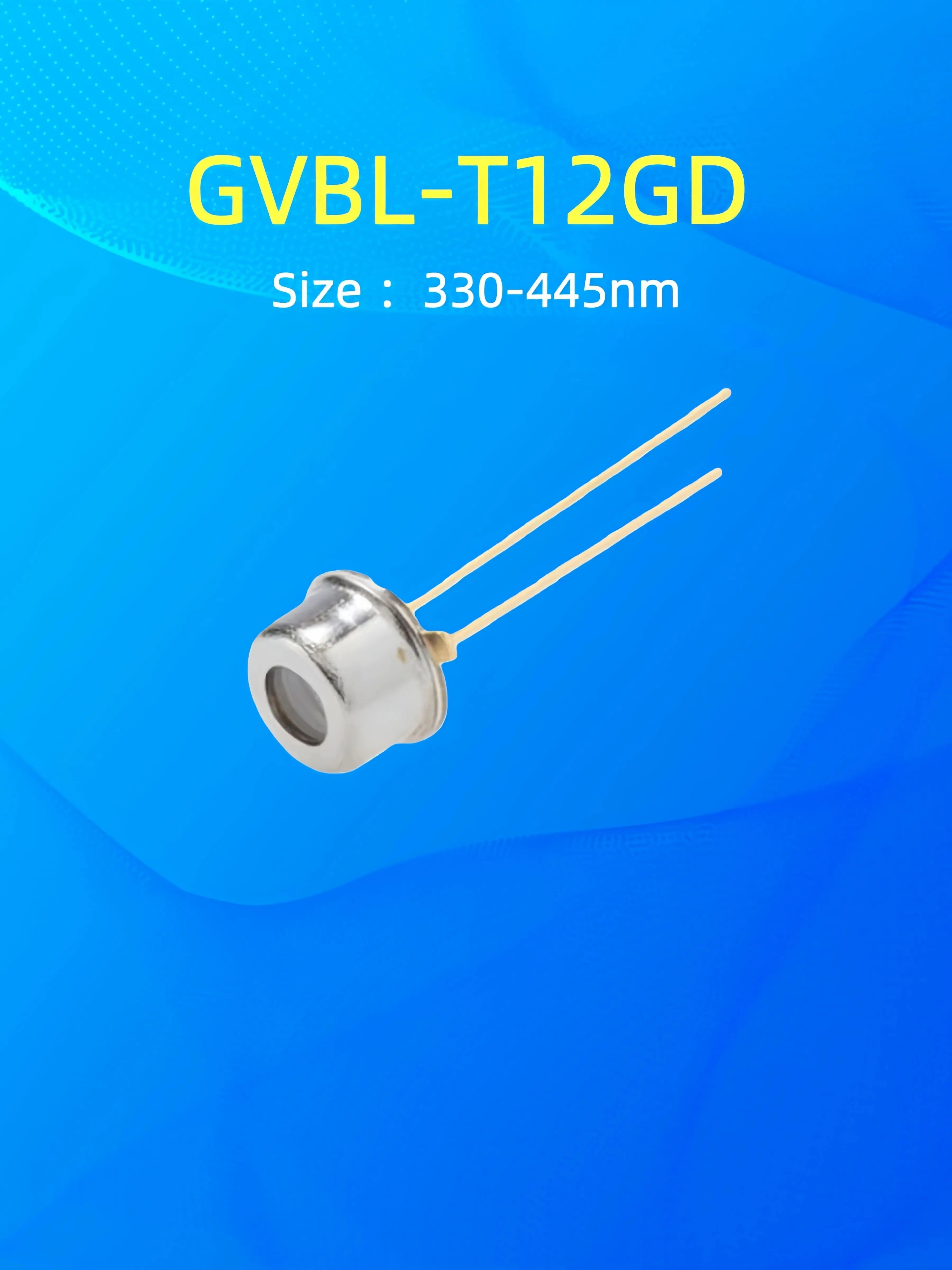 

Корея GenUV Видимый датчик UVB GVBL-T12GD Фотодиод 330-445 нм Genicom OEM-агент