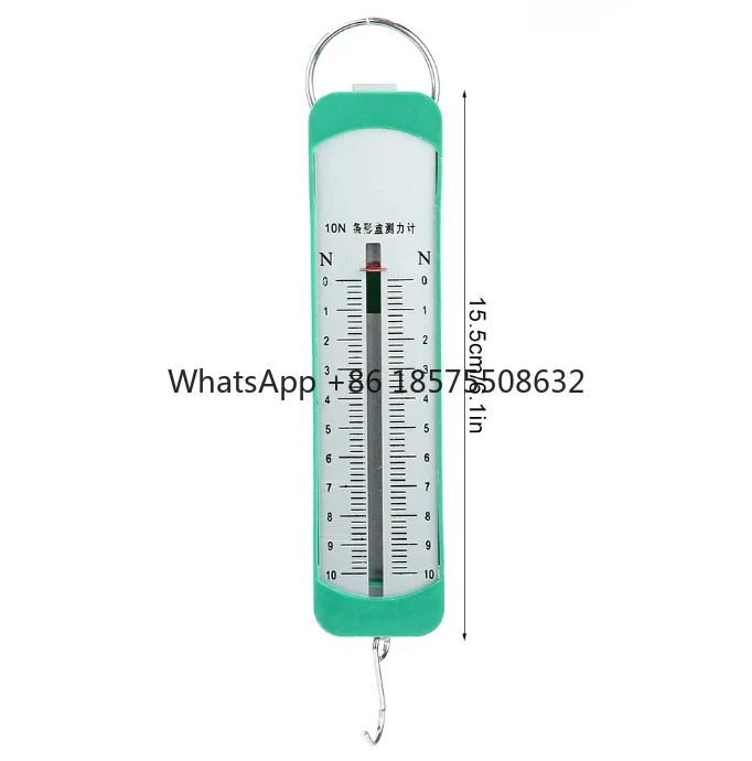 10N Newton Meter Spring Dynamometer Bar Physics Mechanical Experiment Instrument