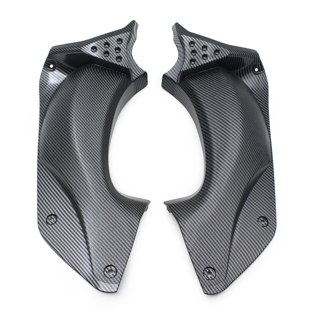 Motocycle Carbon Fiber Side Ram Air Duct Cover Upper Front Dash Cover Fairing Cowl For Kawasaki Ninja ZX-14 ZX14 2006-2011