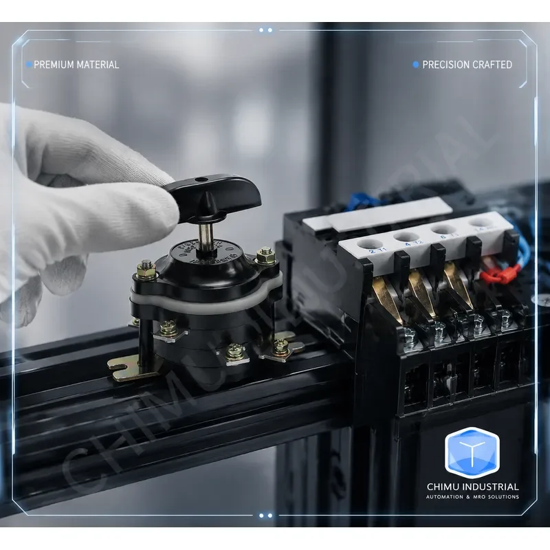 【CHIMU INDUSTRIAL】 HZ10-25/3 Combination Switch 25A 380V 6-Pin Transfer Switch for Electric Welding Machine and Tricycle