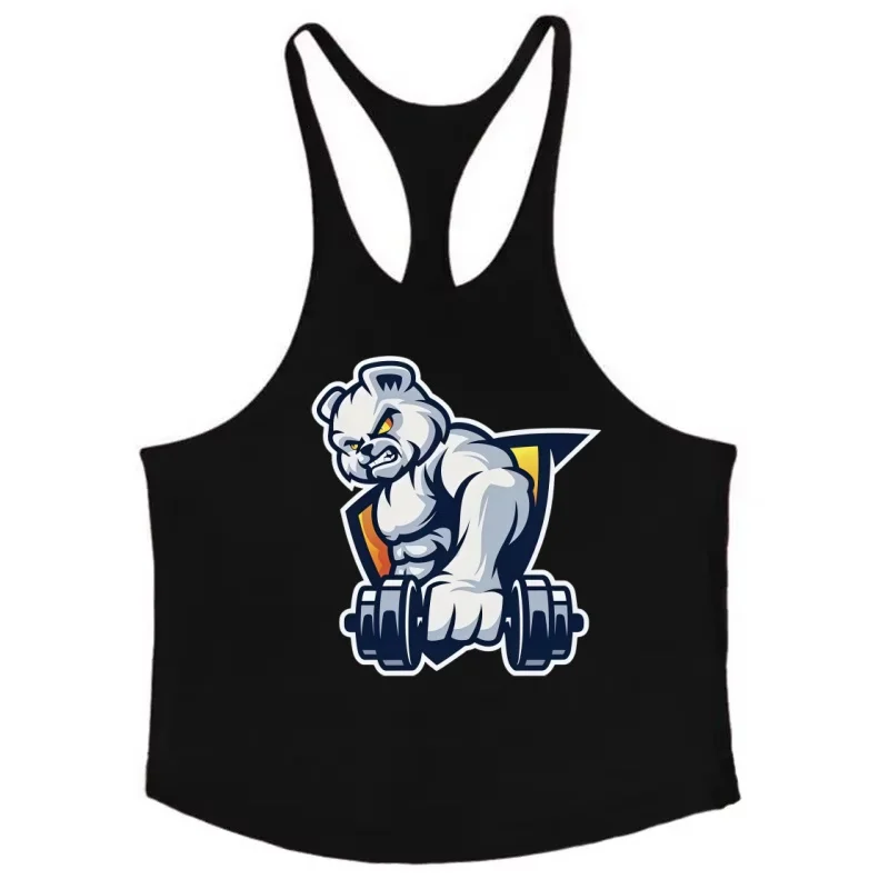 

Men's Bodybuilding Narrow Strap Sleeveless Vest, Cotton Gym Singlet with Breathable for Workout & Active Lifestyles