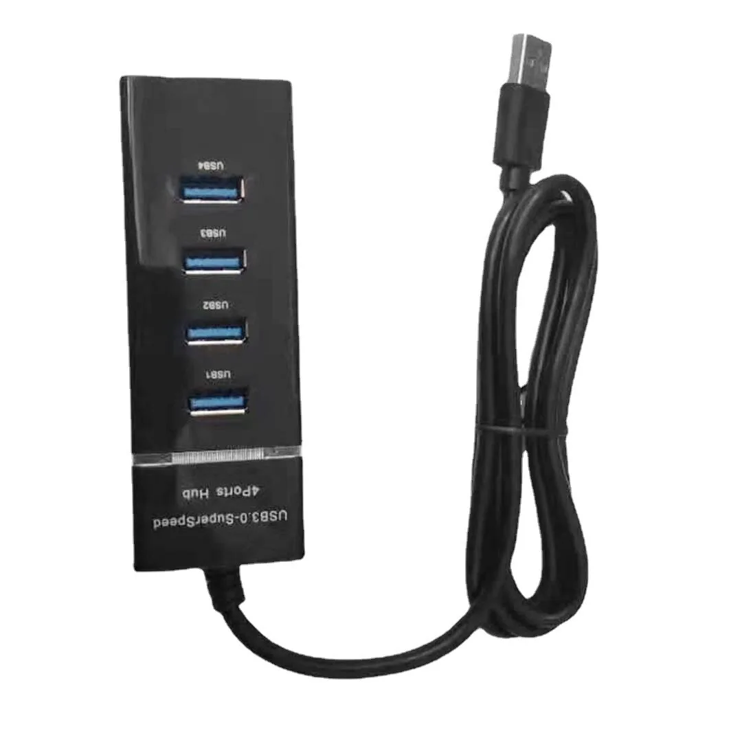 Image 4: Hub USB de bureau pour ordinateur portable, station d'accueil et répartiteur 1 vers 7 et 1 vers 4