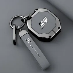 Zinc Alloy Leather Car Smart Remote Key Case Cover Holder Key Bag Shell For Chery Jetour Traveler 2023 2024 Protection Accessory