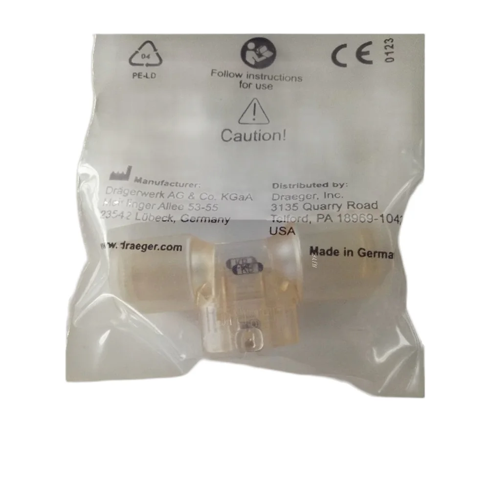 Drager Straight Neonatal Flow Sensor 8411130 For Evita 4 Evita 2 dura Evita NeoFlow ISO Babylog 8000