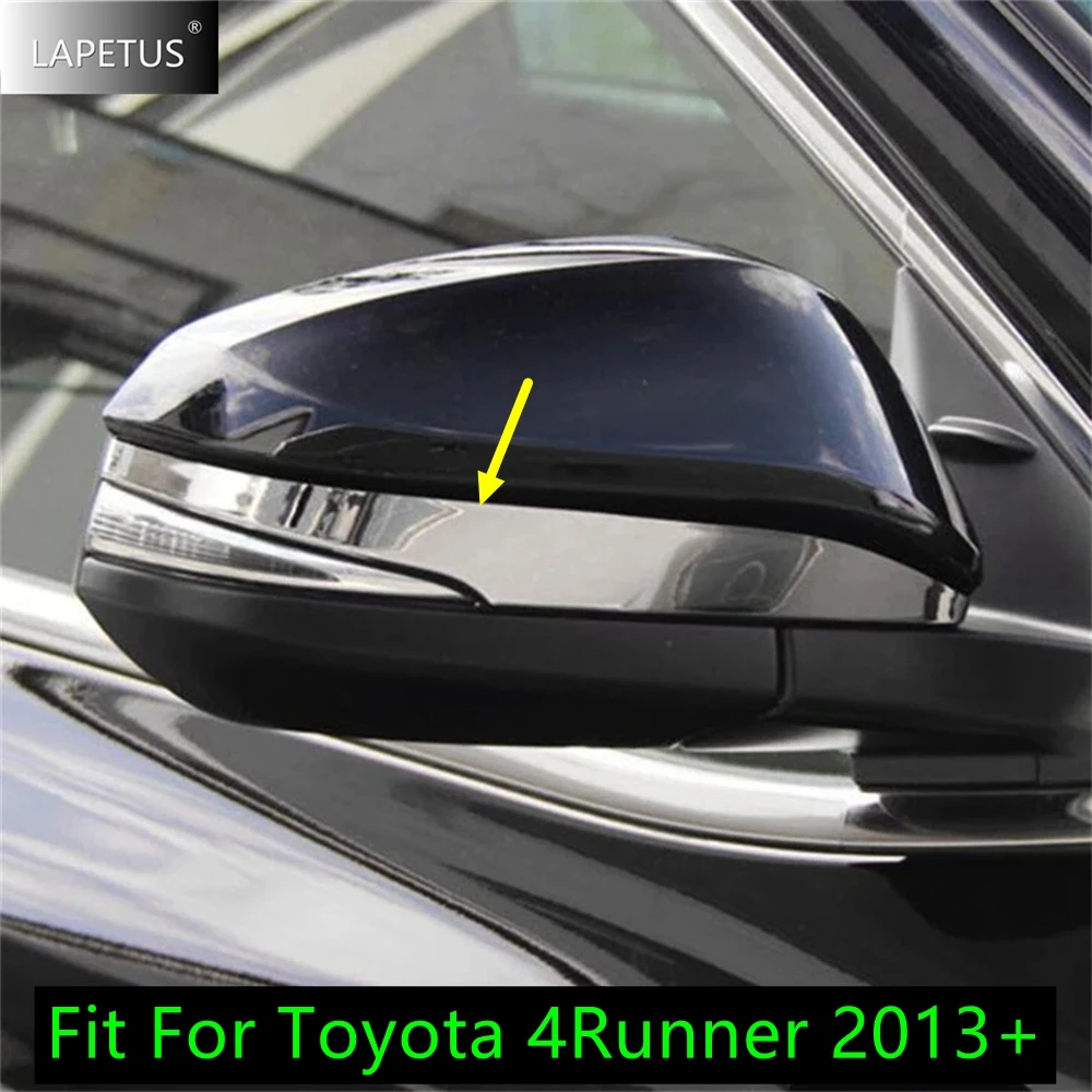 

Outer Door Rearview Mirror Anti-rub Rubbing Decoration Strip Cover Trim Fit For Toyota 4Runner 2013 - 2019 Exterior Accessories