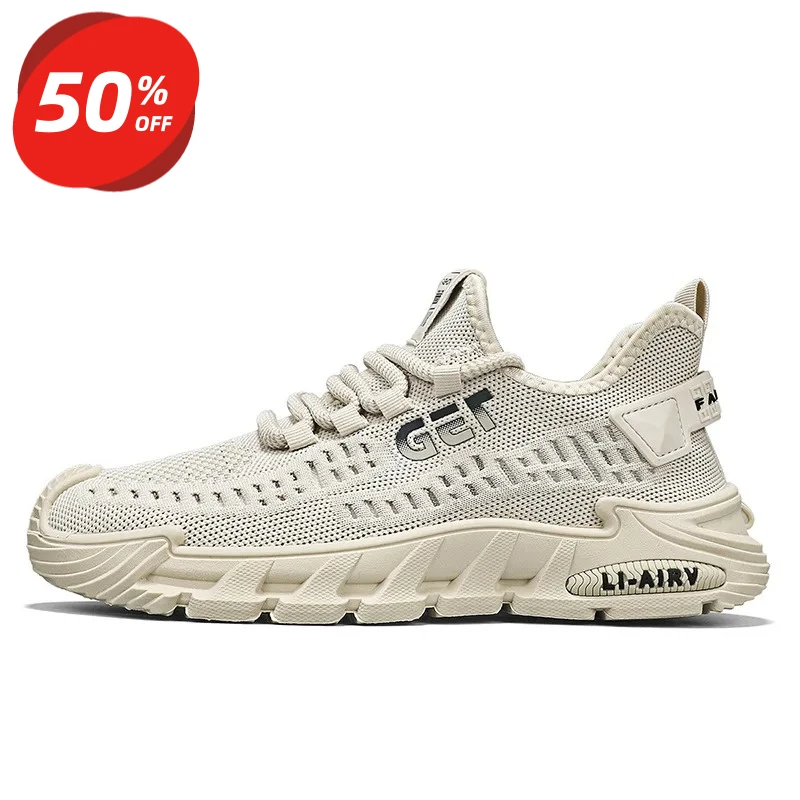 

Мужские вулканизированные кроссовки для ходьбы и бега, повседневные легкие теннисные туфли, спортивная обувь, дышащие модные кроссовки 2026 года