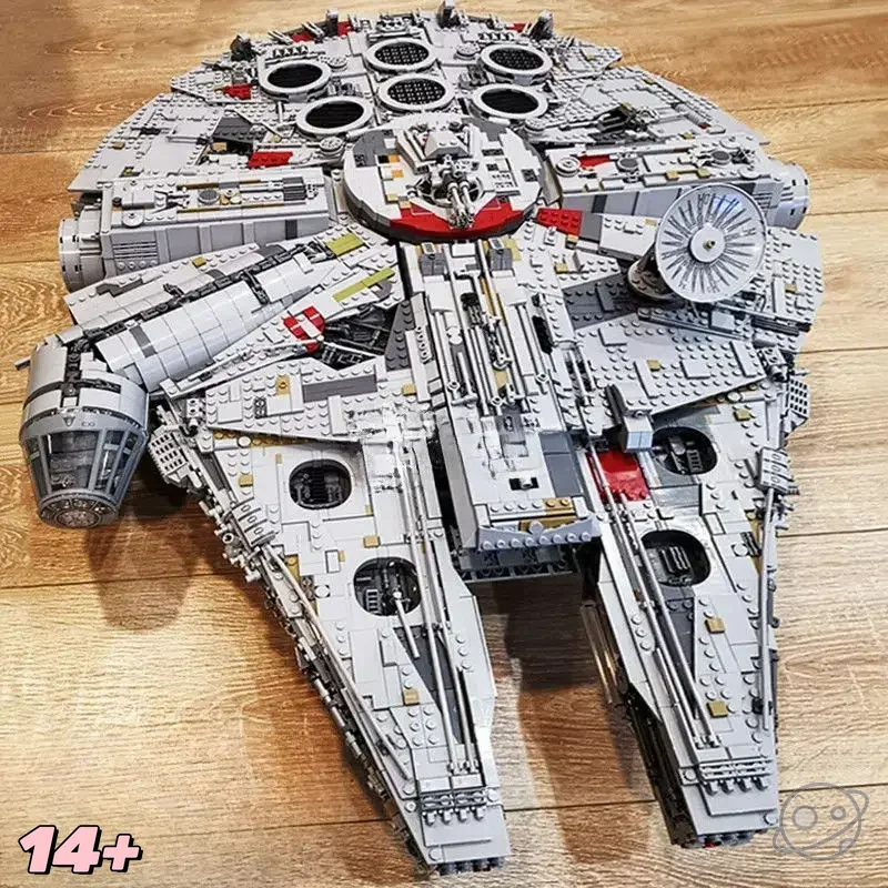 2025 nuevo 7451 piezas nave espacial Falcon pesado montar bloques de construcción conjunto modelo de juguete para adultos y niños regalos de cumpleaños de Navidad
