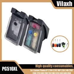 Vilaxh PG510 CL511 Ink Cartridge Compatible for Canon Pixma IP 2700 2702 MP 230 240 250 260 270 330 280 282 MX 320 330 340 350