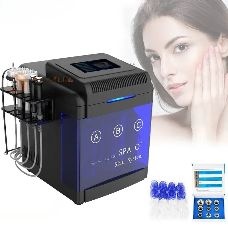 Vendas quentes vendas quentes 10 alças hidrodermoabrasão facial rejuvenescimento da pele hidro hidrofacial micro hidro diamante dermoabrasão aqua