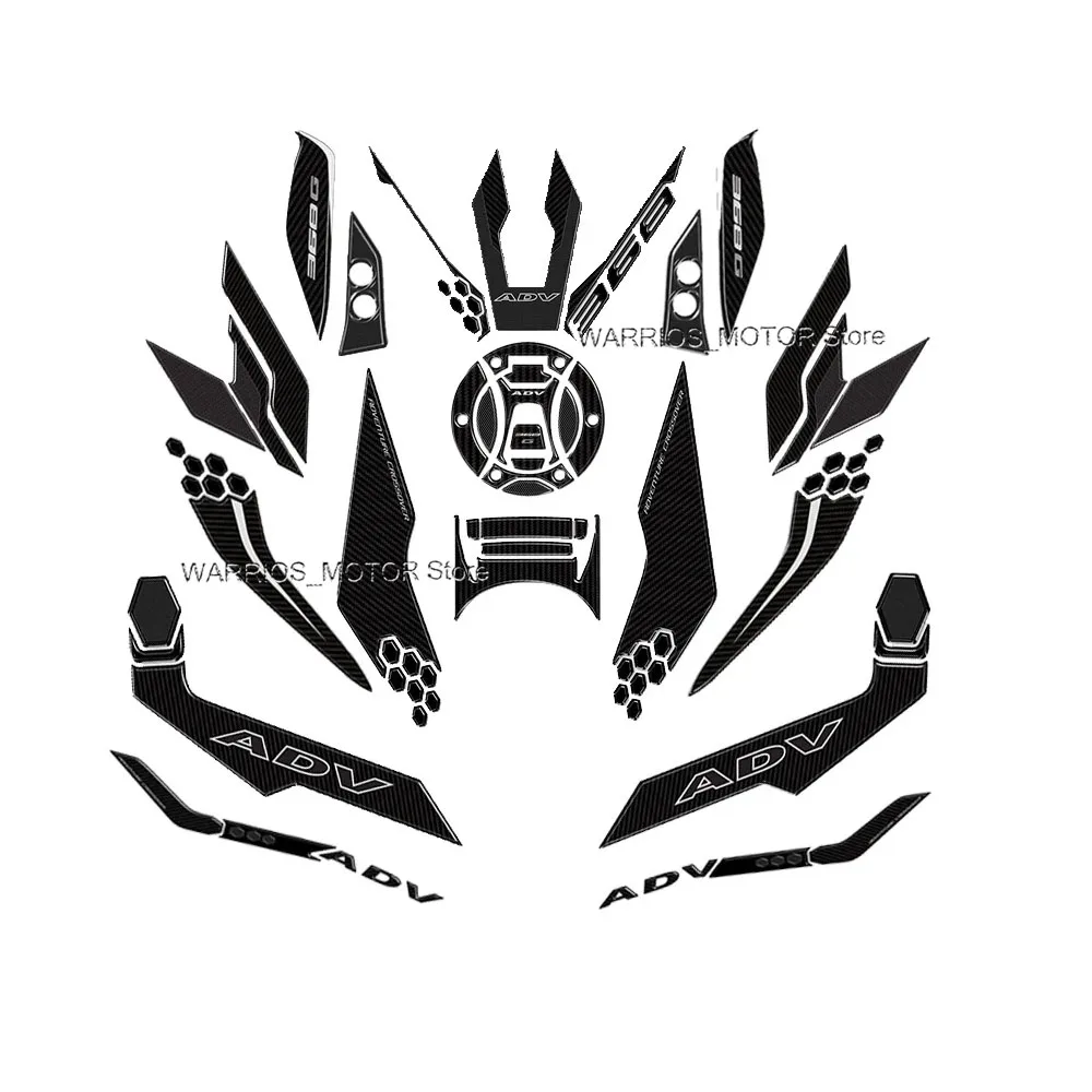 

Для Zontes 368 G 368g 2025 мотоцикл 3D гель эпоксидная смола накладка на бак защитные наклейки комплект новый обтекатель наклейка на корпус наклейка