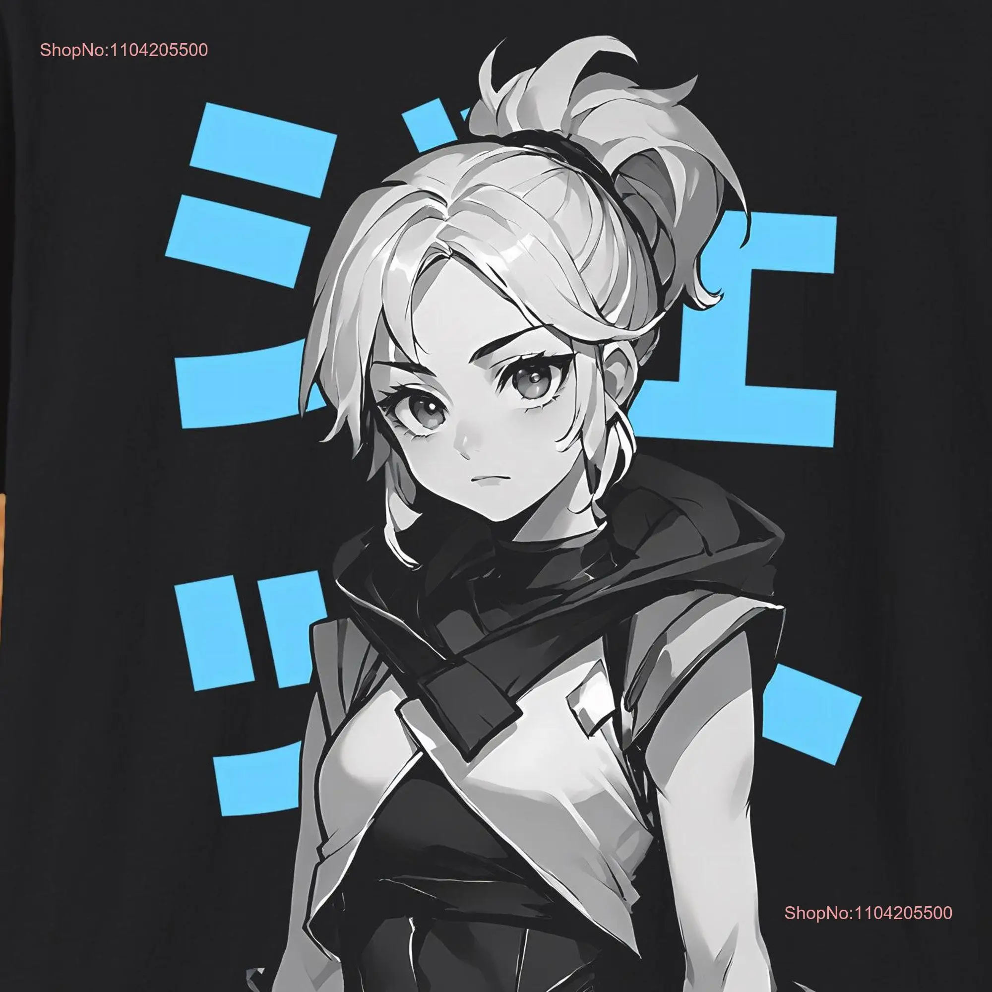 Jett Agent Valorant s Japanese Style T Shirt Fanart Sage Reyna ValorantJett Jett's Knife Games long or short sleeves