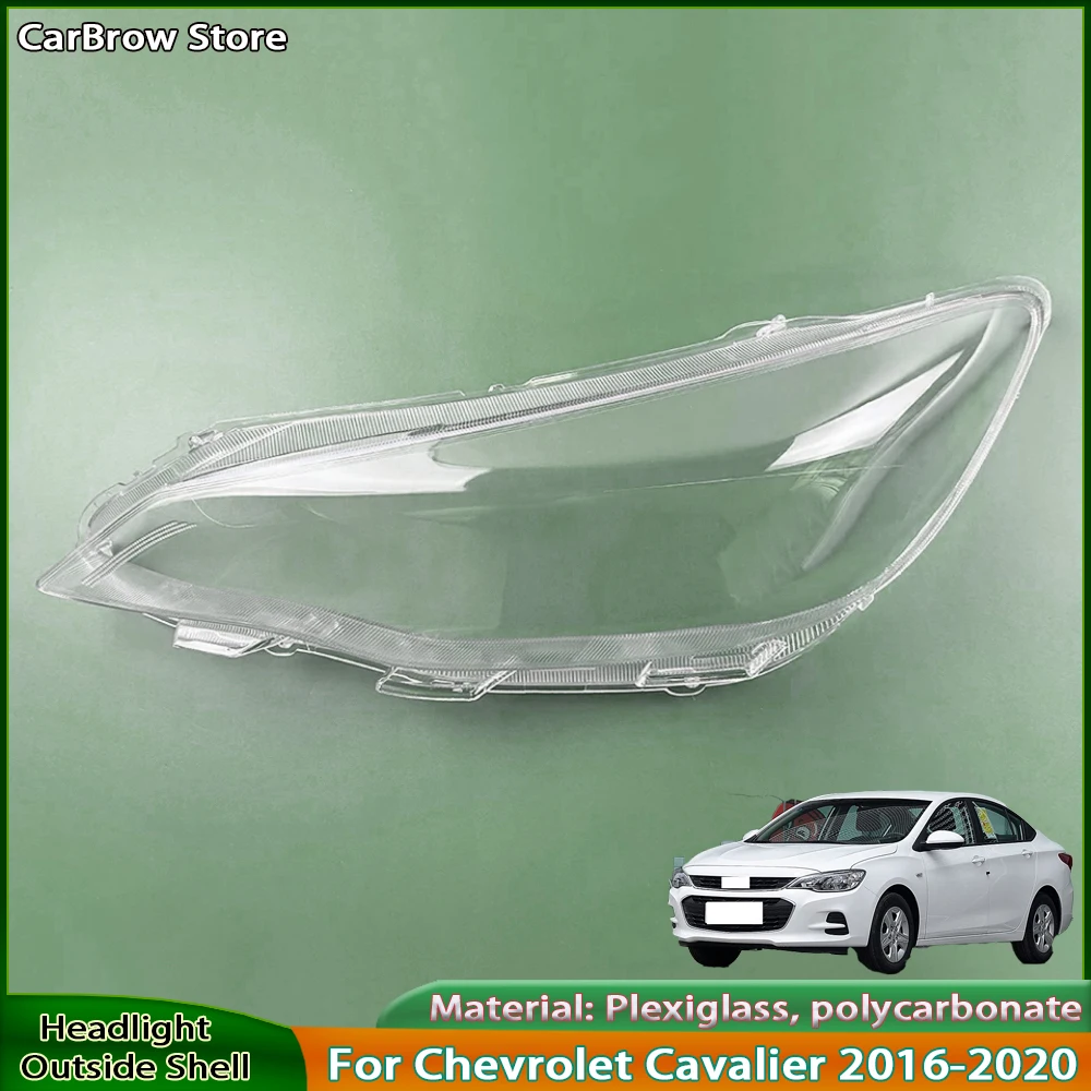 

For Chevrolet Cavalier 2016-2020 Front Headlight Lens Housing High and Low Beam Light Covers Headlight Assembly Components Shell