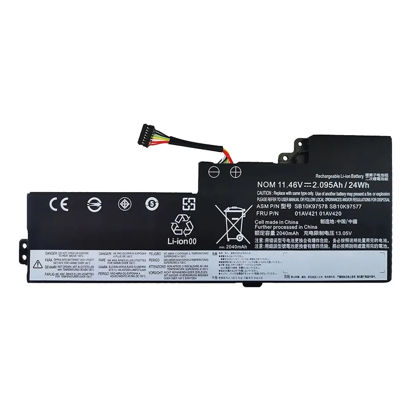 01AV421 01AV489 SB10K97578 Laptop Internal Battery for Lenovo ThinkPad A475 A485 T470 T480 TP25 Series Notebook 01AV419 01AV420
