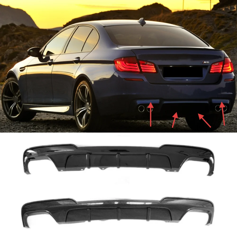 

For BMW 5 Series M5 F10 F18 M Sport 2011-2017 car rear lip lower bumper MP spoiler surround