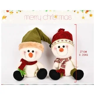 เด็กตุ๊กตายัดของเล่นตุ๊กตาหิมะคนรักสําหรับของขวัญวันเกิดเด็ก