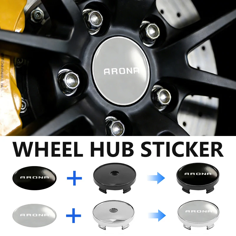Car Styling Wheel Center Hub Cap Badge Emblem Sticker Accessories For Seat Cupra Ibiza Leon E-Racer Ateca FR Altea MK2 Mk3 - view 2