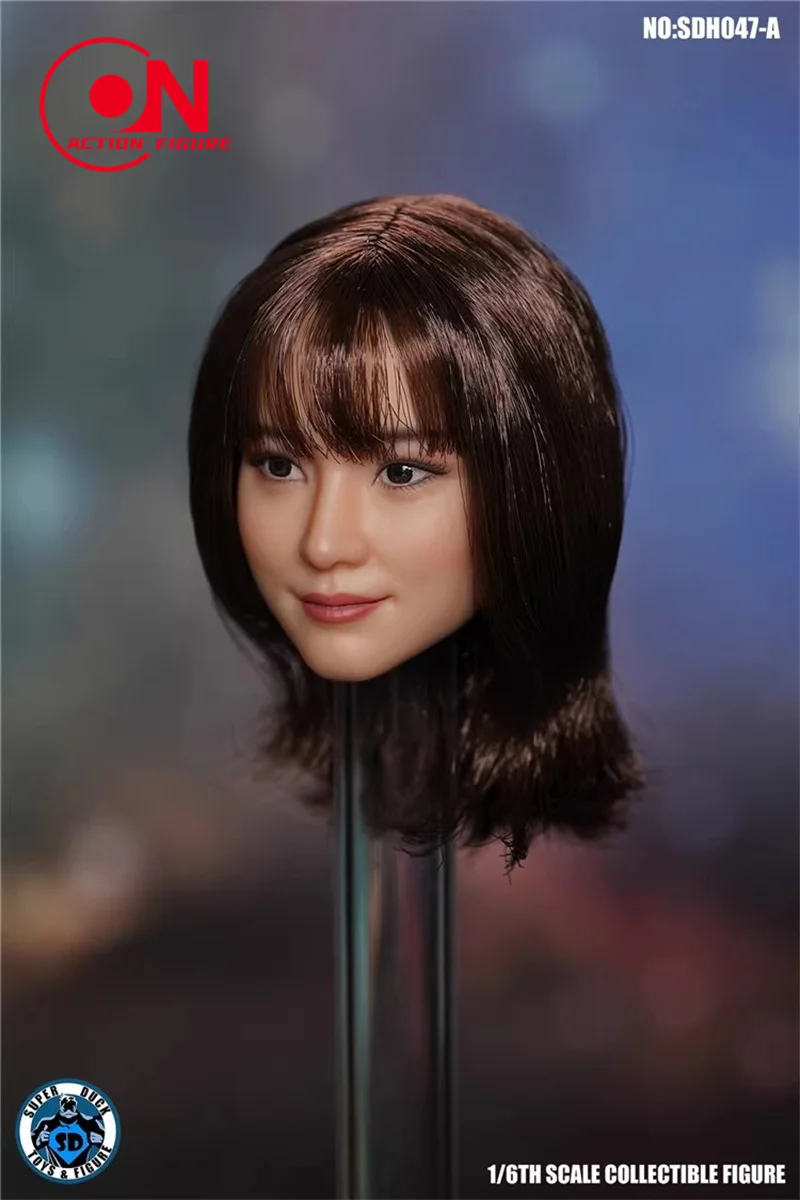 SUPollDUCK-Sculpture de tête de fille beauté AI, modèle mis en œuvre, corps de soldat féminin, figurine d'action Suntan, TBL, 12 pouces, SDH047, 1/6, en stock